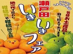 E76瀬戸内しまなみ海道　瀬戸田PA（下り線）で｢瀬戸田いきいきフェア｣を開催し