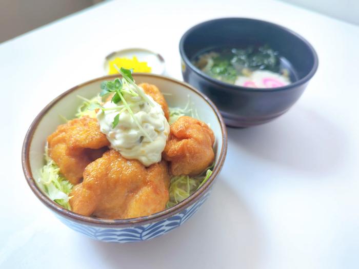 神明鶏のチキン南蛮丼セット